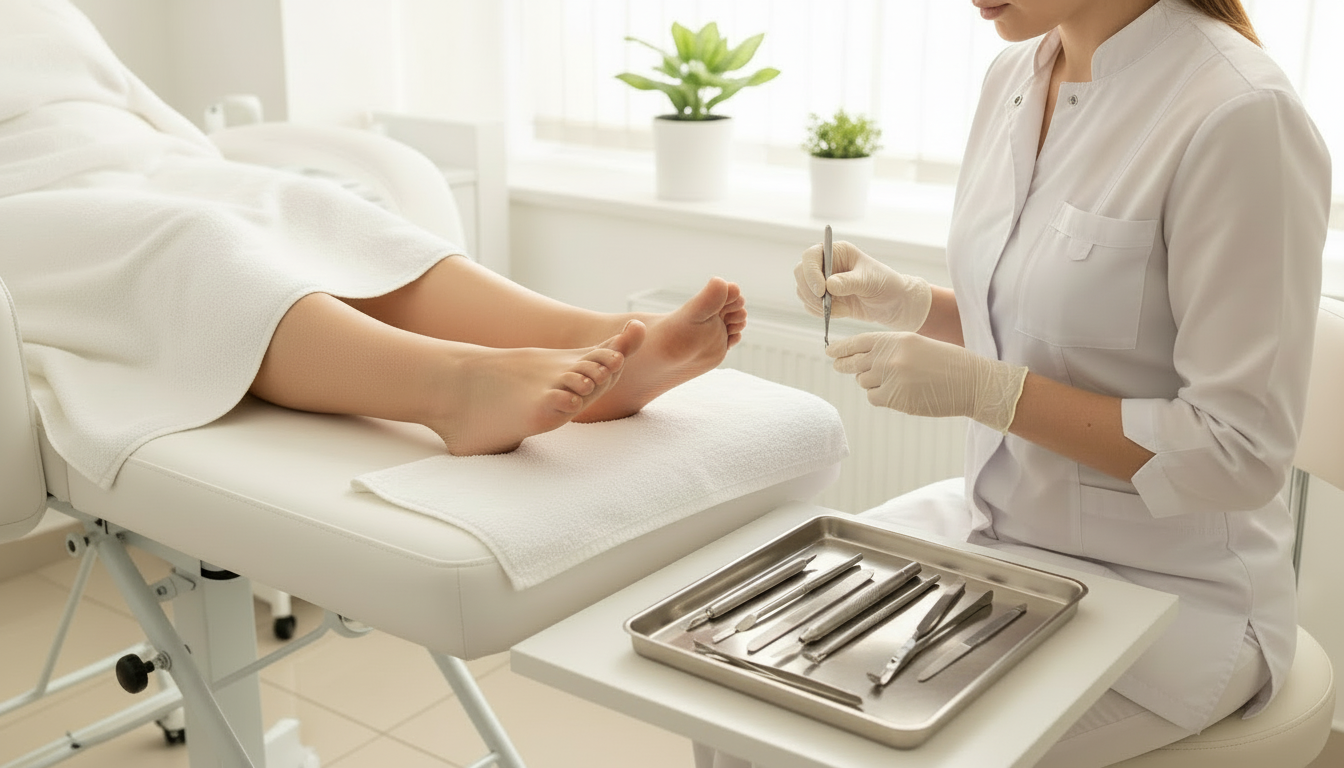 Pedicure behandeling sfeerbeeld